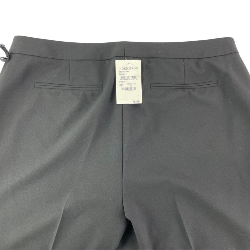 SEMANTIKS Dress Trousers Pants Wool Blend Black Size 8 - Picture 3 of 11